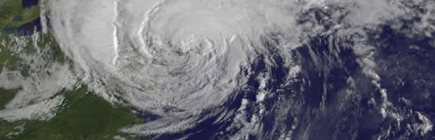 Hurricane Irene Makes Landfall Over NYC - August 28, 2011