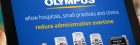 Olympus Website on iPad