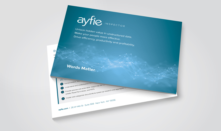 ayfie card design