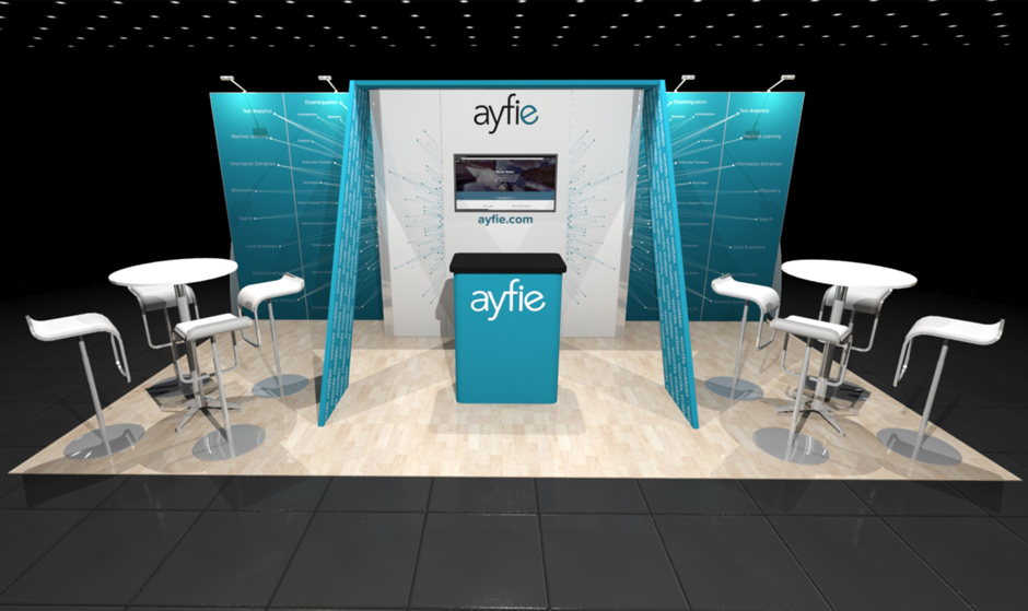 ayfie tradeshow booth design