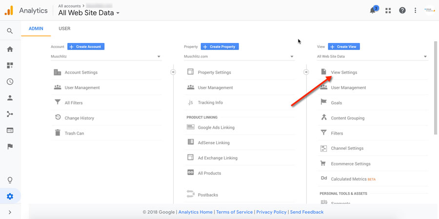 How to set up site search tracking in Google Analytics: Step 2