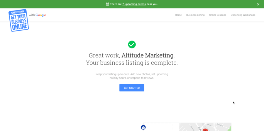 Get Your Business Online - Success
