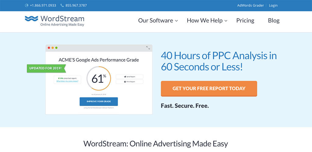 B2B Marketing Tool #6: WordStream