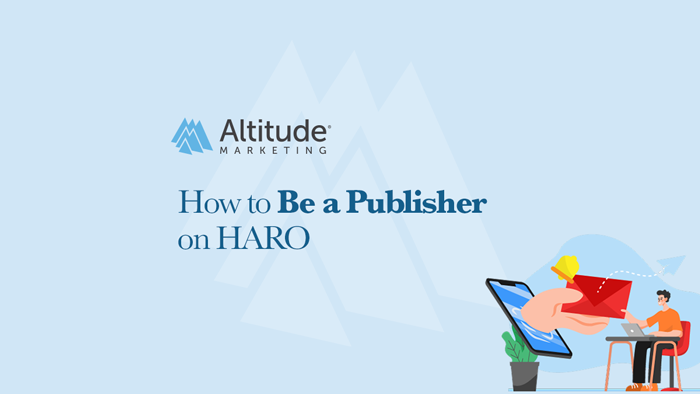 how to be a publisher on haro