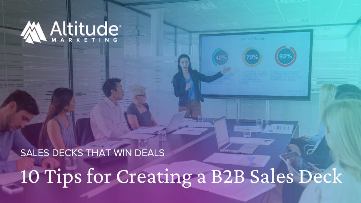 featured image for "1- Tips for Creating a B2B Sales Deck"