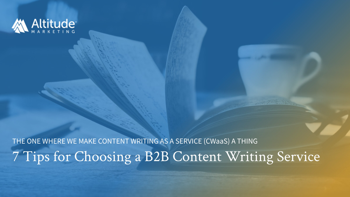 7 Tips for Choosing a B2B Content Writing Service