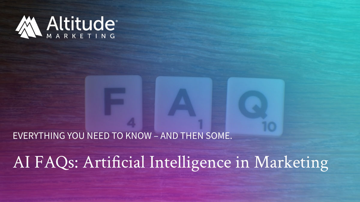 AI Marketing FAQs: Featured Image