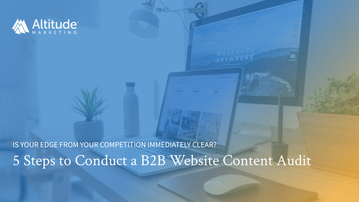 5 steps to conduct a b2b website content audit - feature image