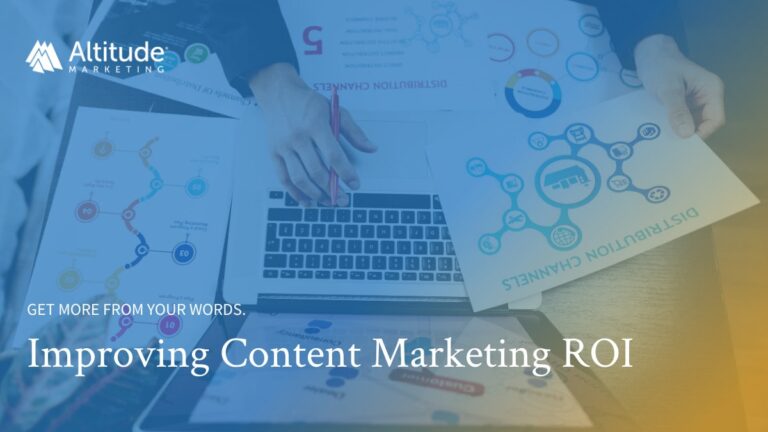 Featured Image: Improving Content Marketing ROI