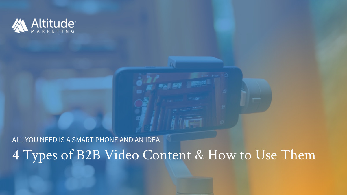 4 Types of B2B Video Content Your Company Should Be Using & How to Use Them (With Examples)