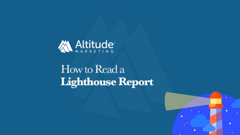 how to read a google lighthouse report: featured image