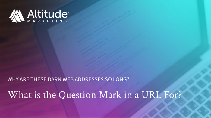 Why are there question marks in URLs?