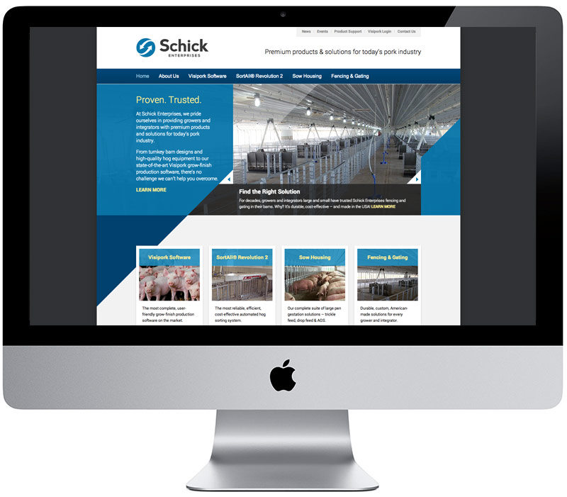 Schick Enterprises new website