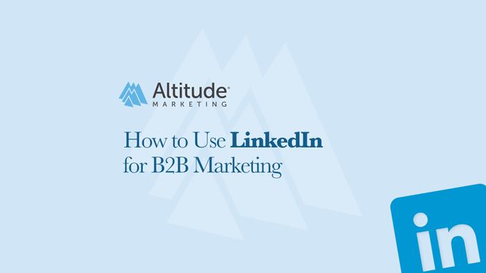 Using LinkedIn for B2B marketing