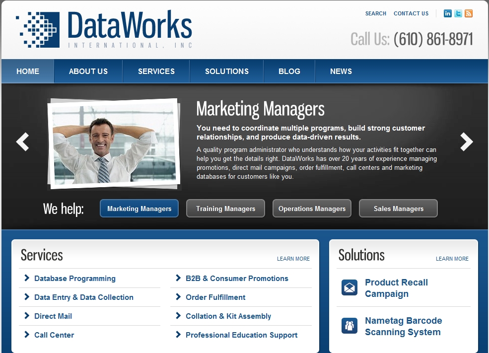 DataWorks New Website