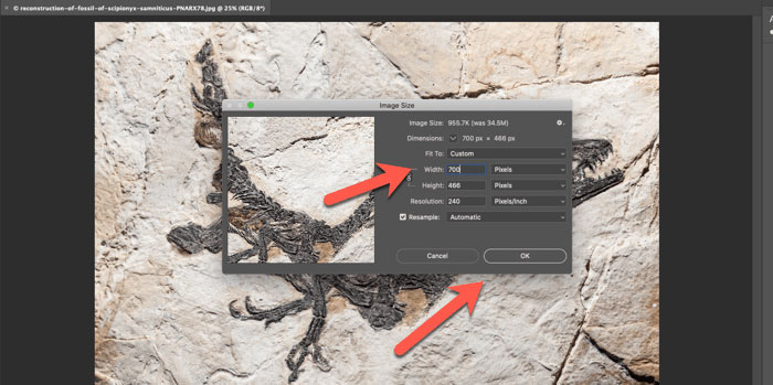 Sizing images in Photoshop for your blog