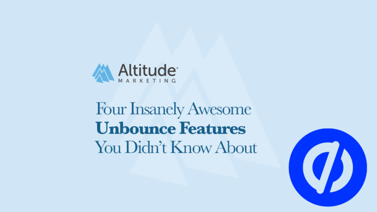 Unbounce features featured image