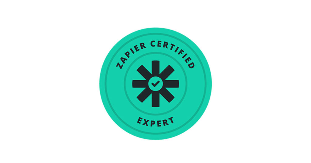 Zapier certified expert