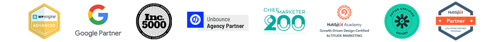 Altitude marketing certification badges