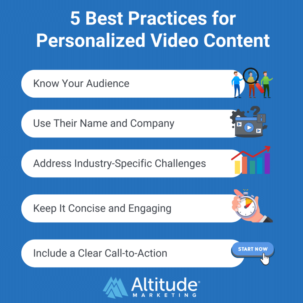 5 best practices for Personalized Video Content