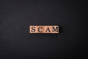 Generic stock art about a scam, for a blog post about a WhatsApp job scam