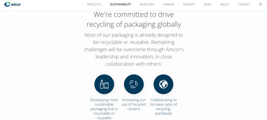 AMCOR - Recycling Packaging