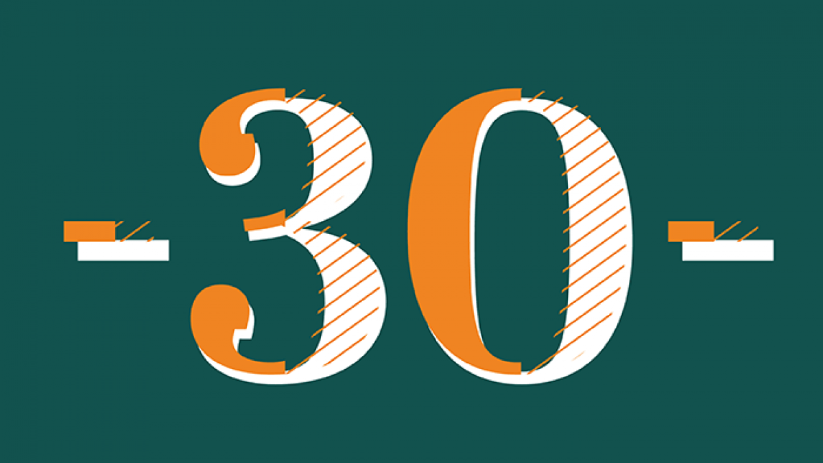 Why Do Press Releases End with -30-?