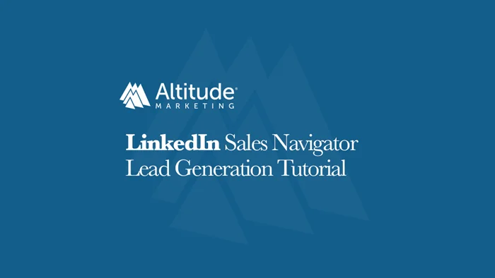 LinkedIn Sales Navigator Tutorial - Intro Image